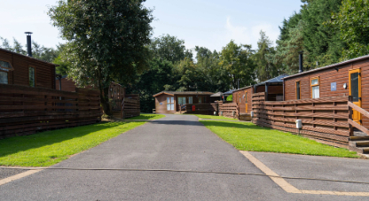 Lodges with hot tubs